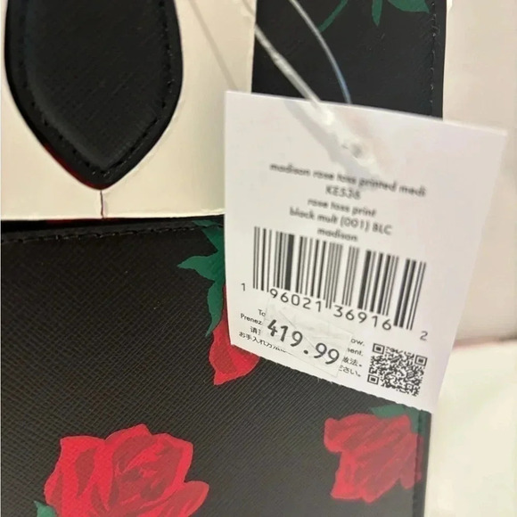 Kate Spade Madison Rose Toss Printed Medium Satchel NWT - Picture 12 of 12